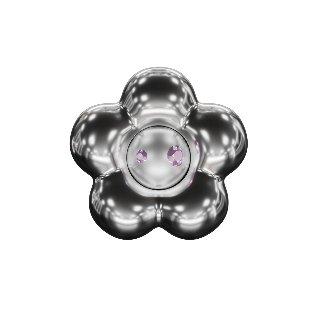 Flower Ring - Silver