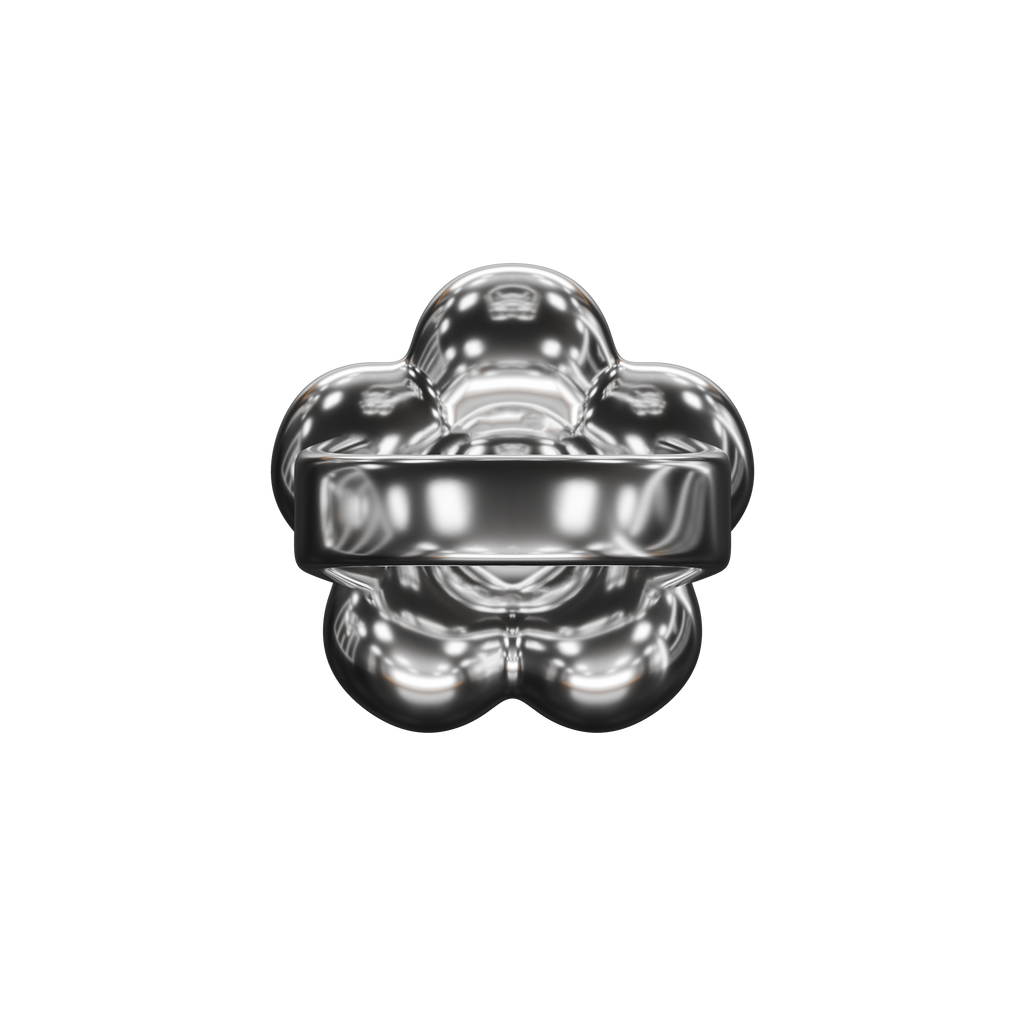 Flower Ring - Silver
